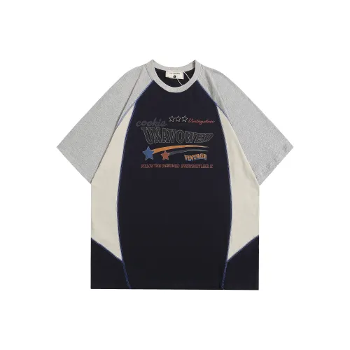 YESHENGAZI Синие Женские Футболки