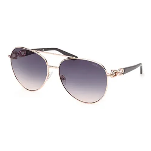 GUESS Металл Aviator Солнцезащитные очки Женские Rose Gold