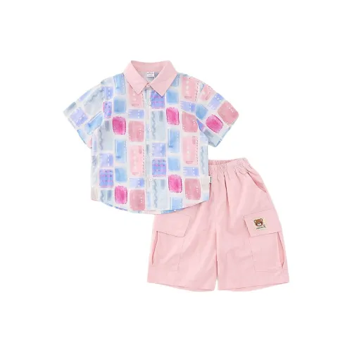 Royal Childlike Повседневная спортивная одежда SS25 2 предмета комплект с принтом для детей 3-7 лет