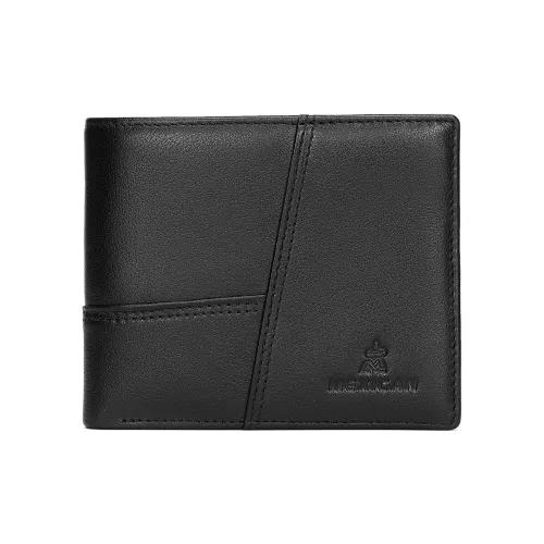 MEXICAN Коровья кожа Держатель для карт кошелек Стандартный Мужской Черный