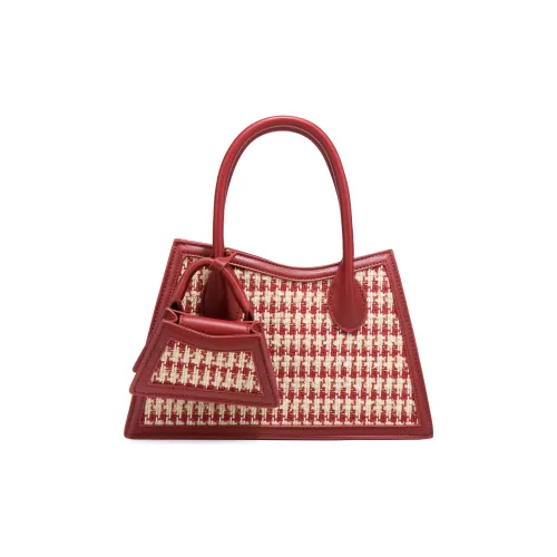 NOMK PU (полиуретан) Одно плечо Сумка Женская Красная