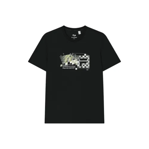 FILA Мужские черные футболки