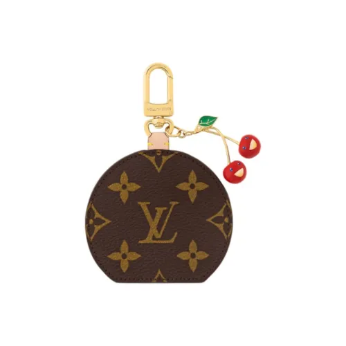 LOUIS VUITTON Монограмма Покрытый холст Подвески Унисекс Коричневый