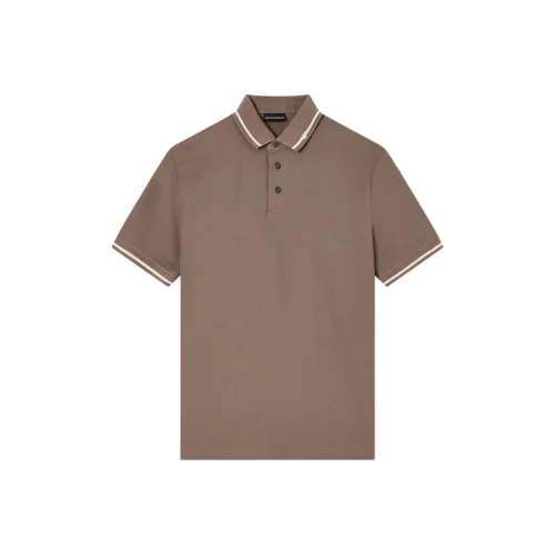 EMPORIO ARMANI Поло Мужское Цвет Орех
