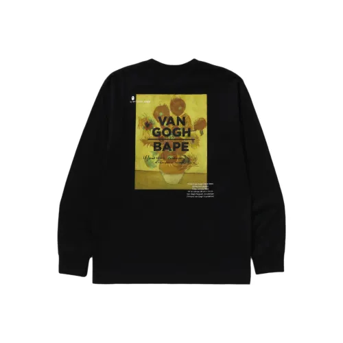 A BATHING APE Van Gogh Museum, Collaboration Унисекс Футболки