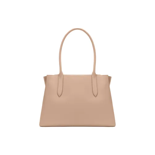 Furla NAPOLI Двойной Layer Телячья кожа Тоут Сумка Сумка для покупок Сумка на плечо Большая Женская Светло-розовая