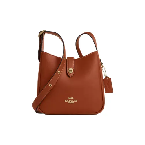COACH Hadley Кожа Сумка через плечо Мини Женская Коричневая