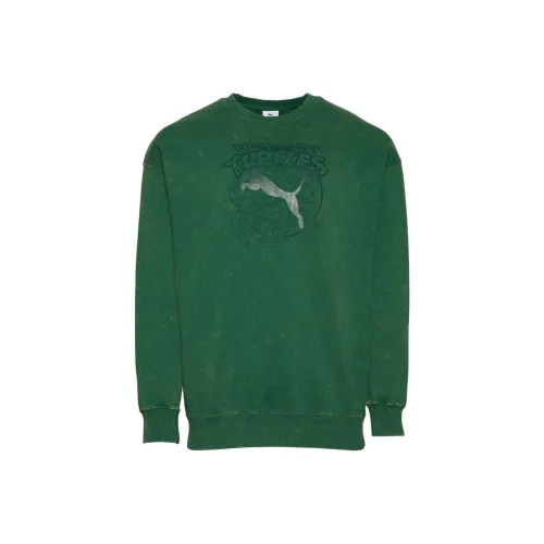 PUMA Зеленый Мужской Свитшот