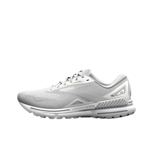 Brooks Adrenaline GTS 23 Устойчивые к истиранию Низкие Топ Повседневные Беговые кроссовки Женские Светло-серый