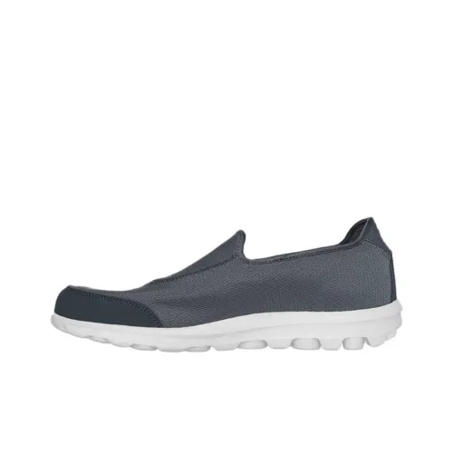 Skechers Go Walk Classic Low Топ Кэжуал Мужской Угольно-серый