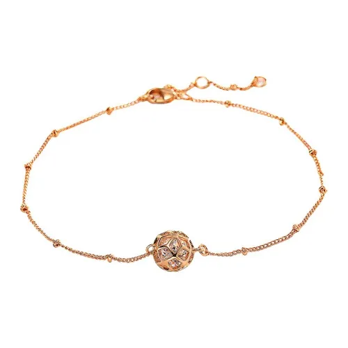 DAIRUO Медные браслеты на щиколотку для женщин