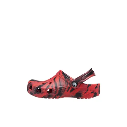 Crocs Classic Clog Children's Sandals Black Red Teenagers Crocs Classic Clog Детские Сандалии Черные Красные Подростки