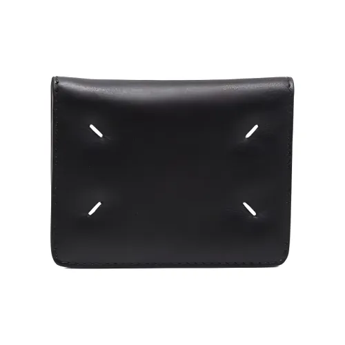 Maison Margiela Держатель для карт из телячьей кожи женский черный