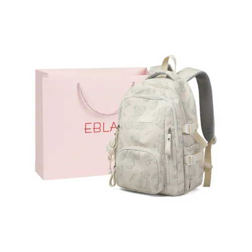 EBLAN Ткань Рюкзак Стандартный Женский Экрю Фиолетовый Зеленый