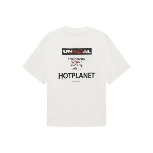 HOTPLANET Экрю Унисекс T Рубашки