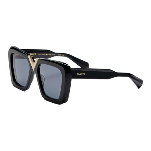Valentino Ацетат Титановый Сплав Бабочка Солнцезащитные Очки Унисекс Черный