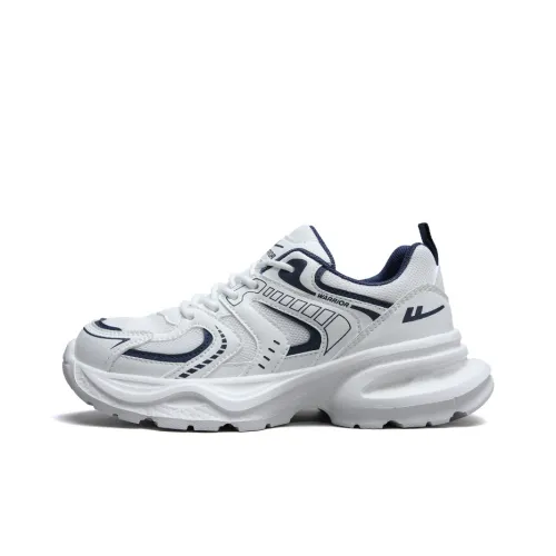 Warrior Shock Absorbers визуально увеличивает рост Поддержка Устойчивость к истиранию Дышащий Низкий Топ Кроссовки с толстой подошвой Женские