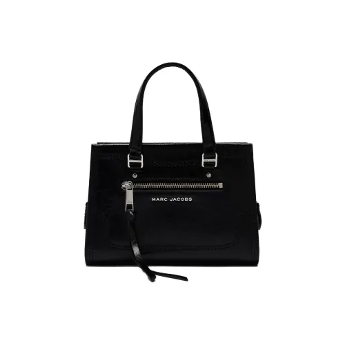 MARC JACOBS Wrinkle Кожа Тоут Сумка Сумка для покупок Сумка через плечо Сумка Маленькая Женская Черная