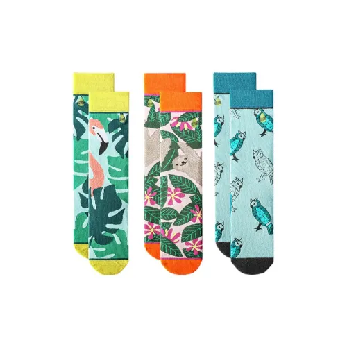 Yiwu Color X Woven Pear Носки Crew Унисекс 3 упаковки