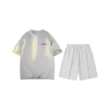 Фотиния Серый (Фотиния Серый Топ + Фотиния Белый Серый Шорты)