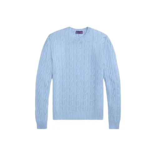 Ralph Lauren Purple Label Небесно-синий Мужской кашемировый свитер