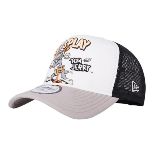 New Era Хлопковые кепки унисекс серые