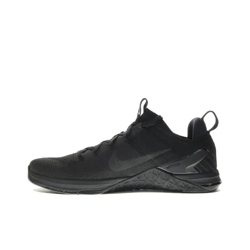 Nike Metcon DSX Flyknit 2 Slip-Resistant Abrasion-Resistant Low-Top Training Shoes Men's Black Найк Меткон DSX Flyknit 2 Противоскользящие Устойчивые к Износу Низкие Кроссовки для Тренировок Мужские Черные