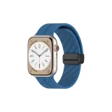 Синий, магнитная застежка, углеродное волокно, узор Groove, стиль позиционирования.