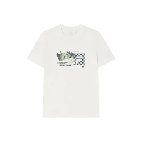 FILA x M.C.ESCHER Рубашка Мужская Облачно-Белая