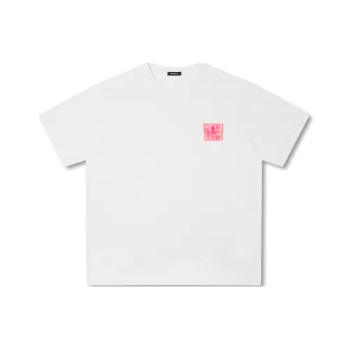 Menblero Белая Унисекс Футболка