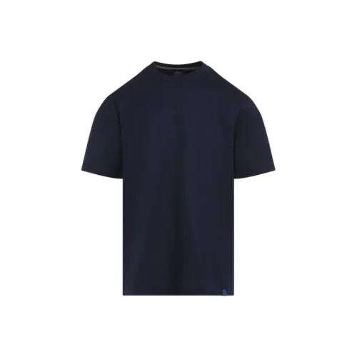 Brioni Мужские рубашки цвета морского синего