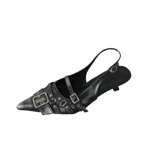 Mooreyu Atelier Узкий каблук Высокие каблуки 6 см Женские Черный