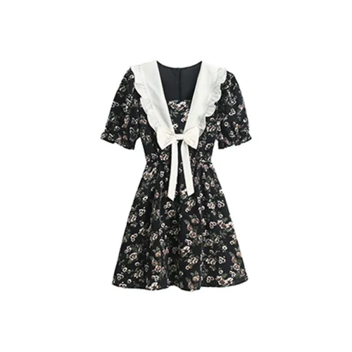 Meanalot Короткий рукав Платье Женское