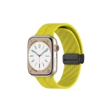 Желтый, магнитная застежка, углеродное волокно, узор Groove, стиль позиционирования.