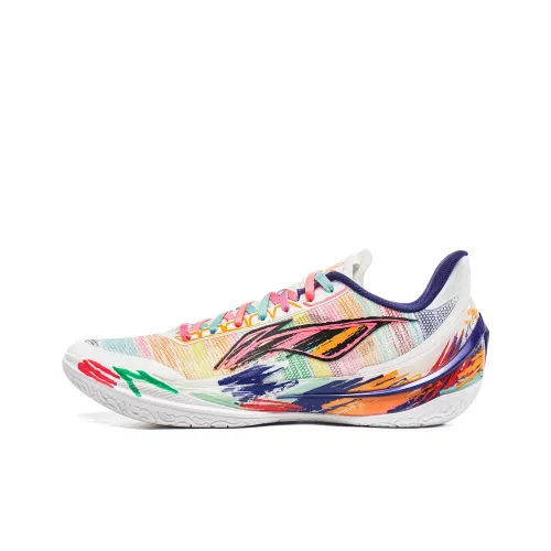 LINING Blade 5 V2 Баскетбольные кроссовки Низкий топ Многоцветный Мужской