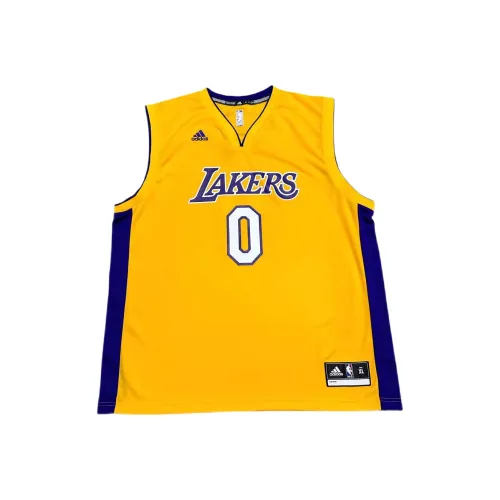 Adidas Баскетбольная Джерси Унисекс Желтая REP с Офсетной Печатью