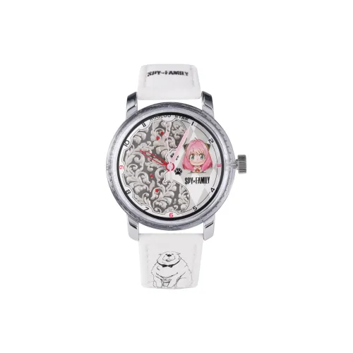 WOOLOO STAR Wulu SPY X FAMILY Collection Кварцевый механизм Часы Женские Белый циферблат