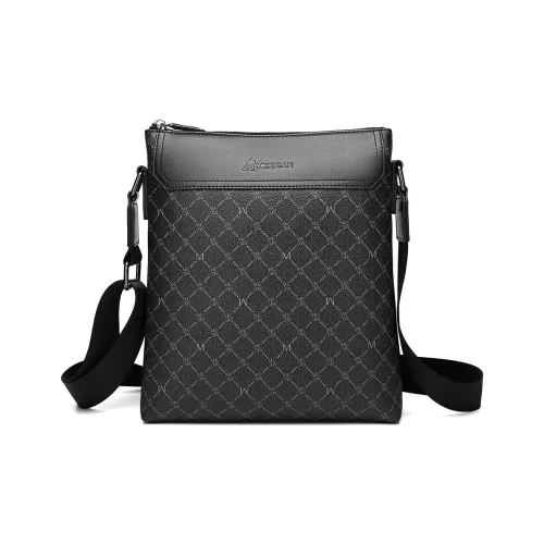 MEXICAN PVC Сумка через плечо Мужская Темно-серая