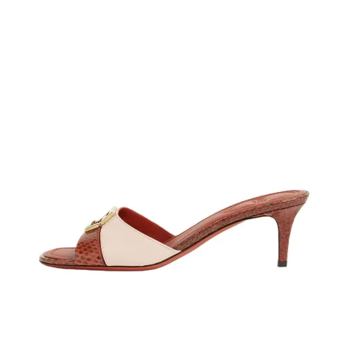 FENDI FFold Слипоны 5,5 см Женские Коричневый