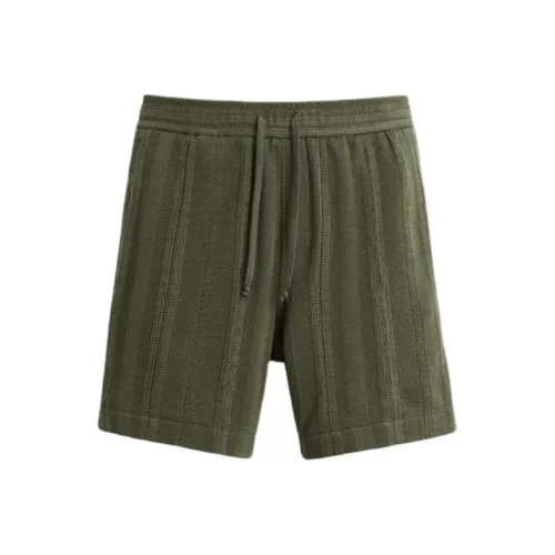 ZARA Khaki Мужские Повседневные Шорты