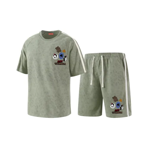 Удобный и освежающий повседневный спортивный костюм унисекс