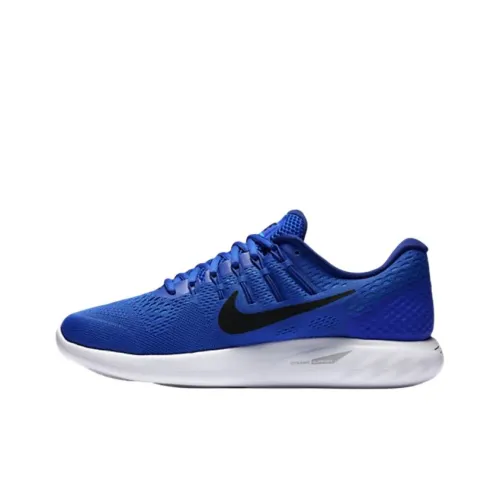 Nike Lunarglide 8 Slip-Resistant Abrasion-Resistant Low-Top Беговые кроссовки Мужские Синие