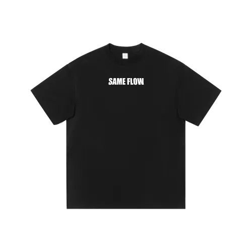 SAME FLOW Черная унисекс футболка