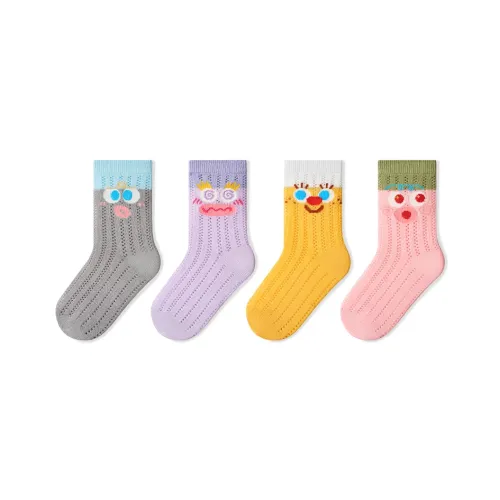 PRIMEET Носки 4 пачки Big Eye Cute Детские