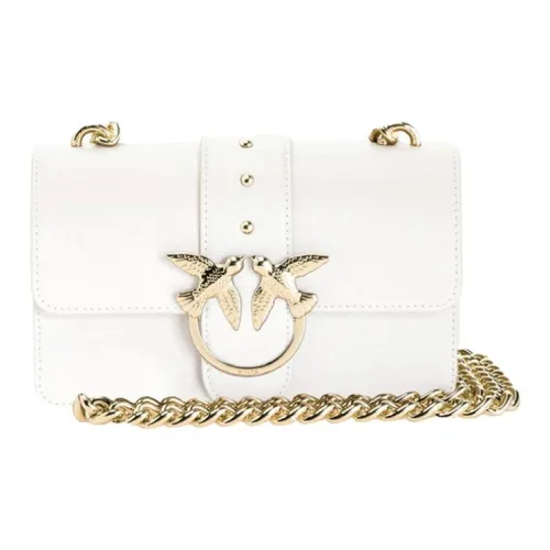 PINKO SIMPLY Кожа Swallow Сумка Сумка через плечо Мини Женская Белая