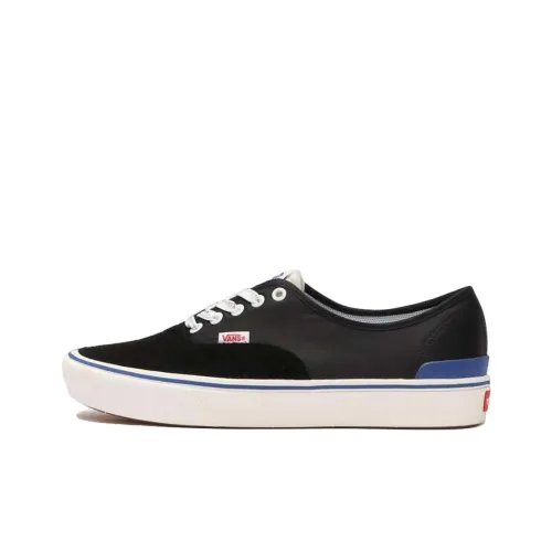 Vans COMFYCUSH AUTHENTIC Устойчивые к истиранию Низкие Кроссовки для скейтбординга Унисекс Черные