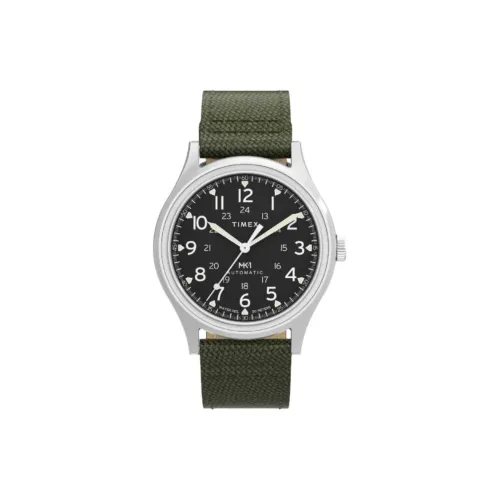 TIMEX Автоматический Механический Механизм Мужские Часы 40 мм Черный