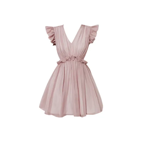 DPLAY Короткий рукав Платье Женское