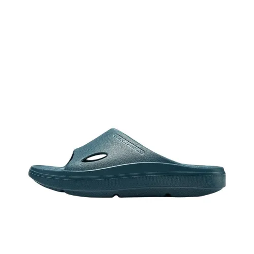 Skechers Foamies Слипоны Темно-серый Синий Мужской