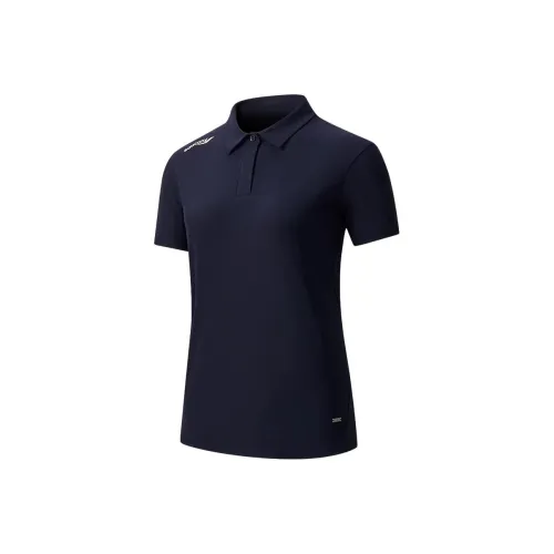 Saucony Поло Женское Темно-Небесно-Синий